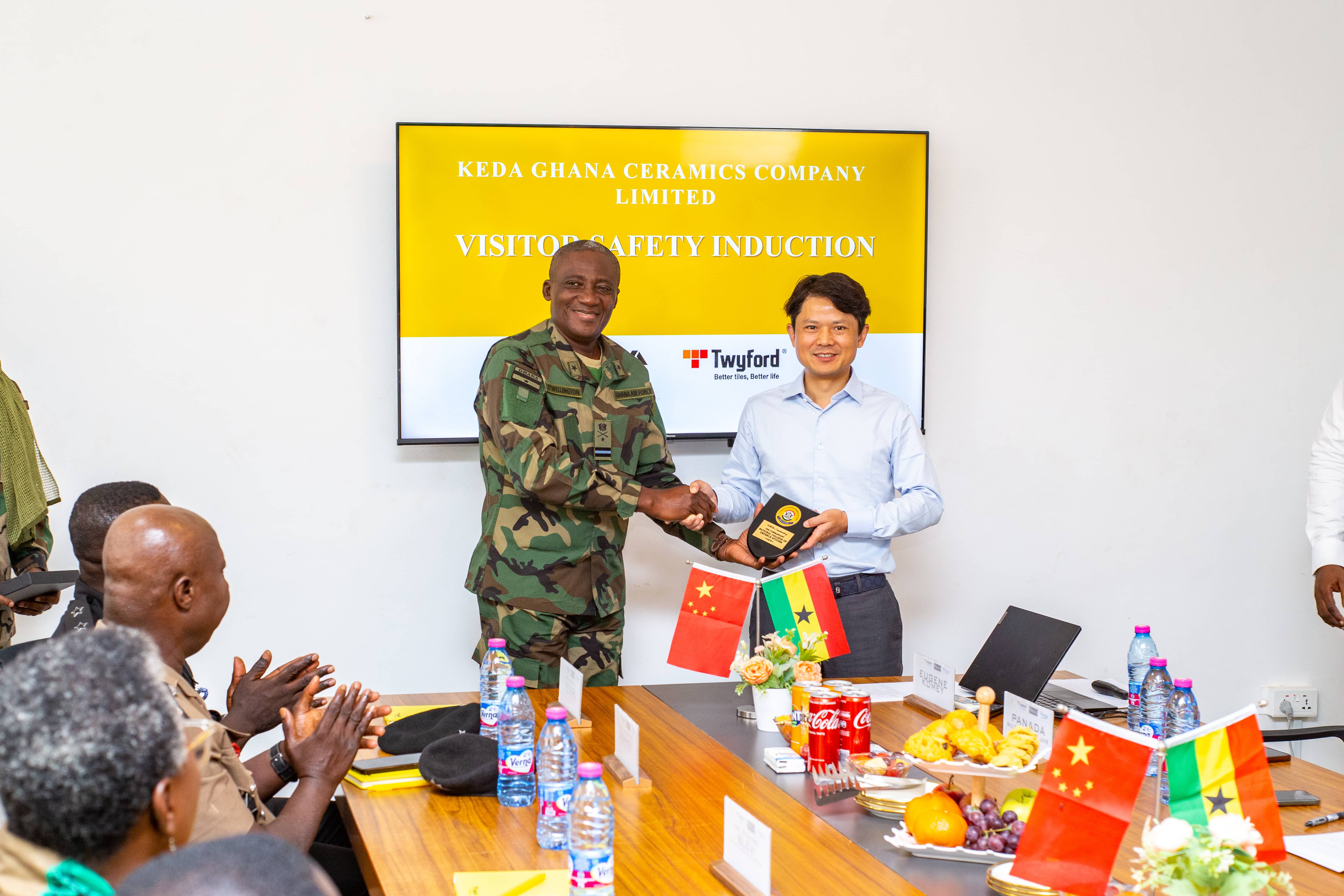 Ghana Government Representatives Highly Praise Twyford Ghana Ceramics